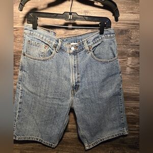 Levi's 505 Men's Denim Shorts W36 Red Tab Y2K Regular Fit